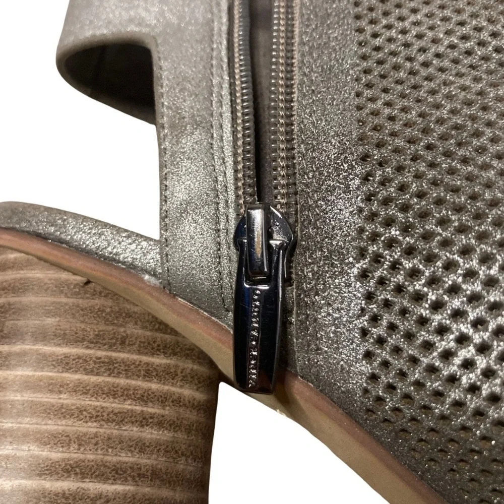 Vince Camuto Jakayla Metallic Silver Heeled Sandals